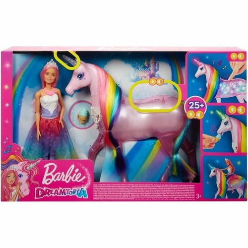 Doll with Pet Barbie Dreamtopia Unicorn